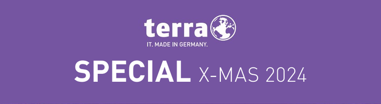 BANNER von Terra mit dem Speical X-Mas 2024 Text